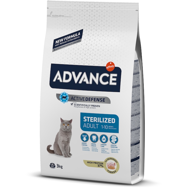 Advance cat adult hairball curcan si orez 3 kg