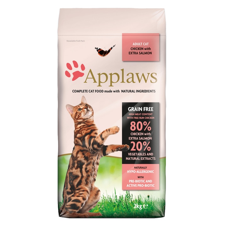 Applaws cat adult pui si rata 2 kg