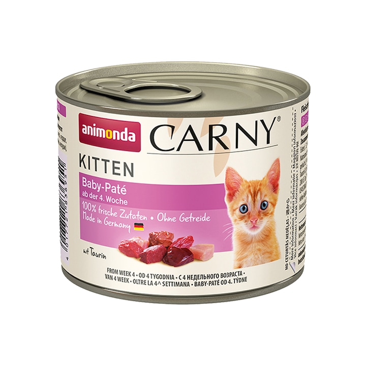 Carny kitten vitel si pui 200 g