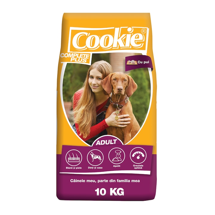 Cookie complete adult pui si vita 10 kg