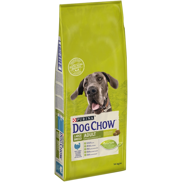 Dog chow adult large breed curcan