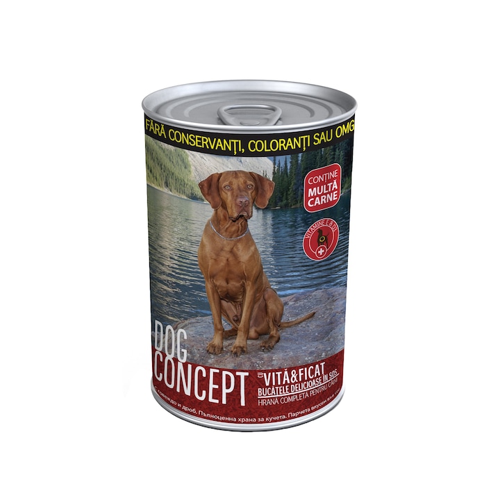 Dog concept conserva pui si ficat 1240 g