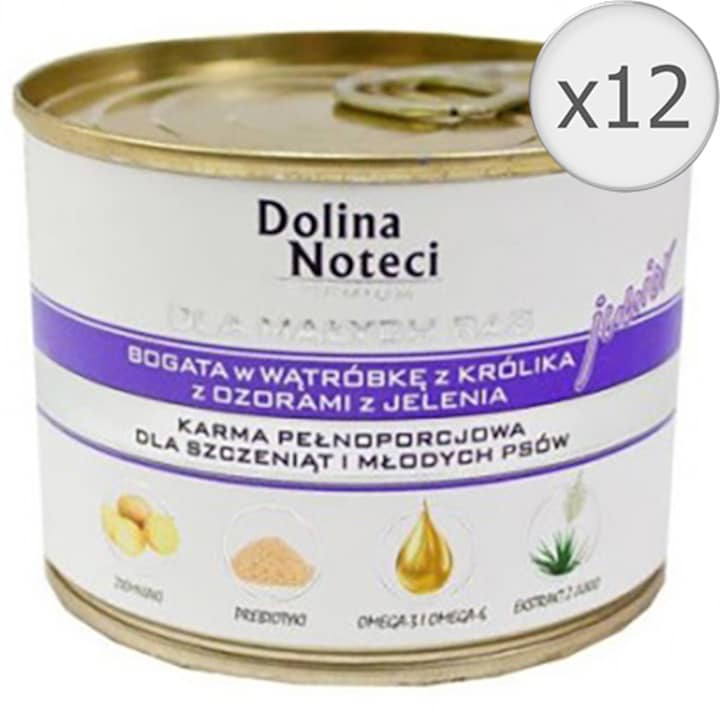 Dolina noteci mini junior inima de curcan si ficat de gasca 185 g