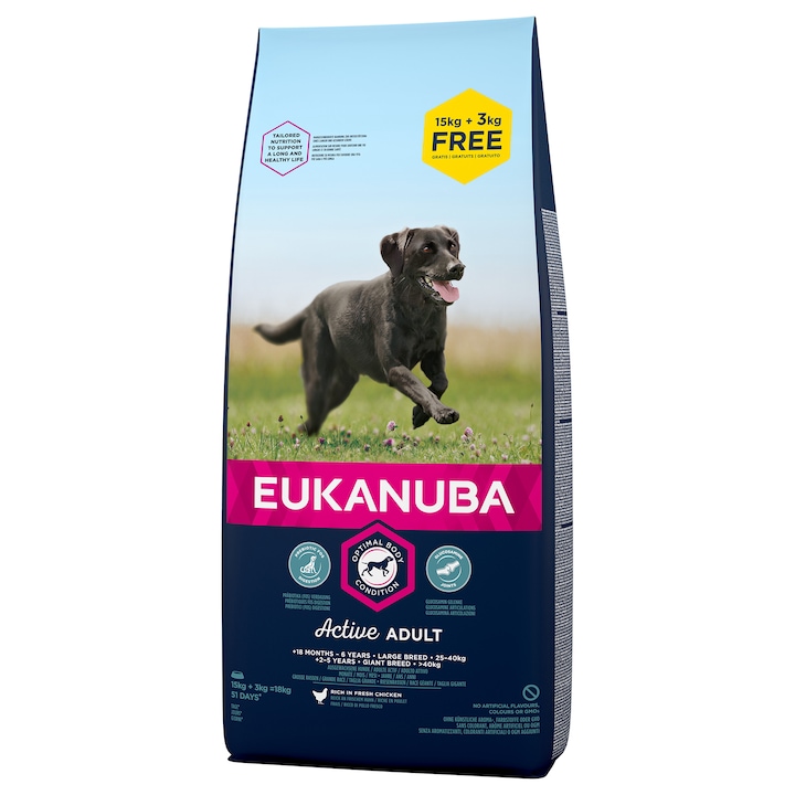 Eukanuba adult large breed cu pui 15 kg