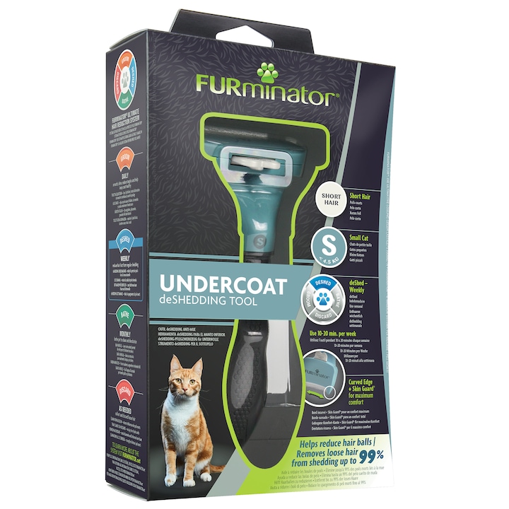 Furminator s pentru pisici cu par scurt