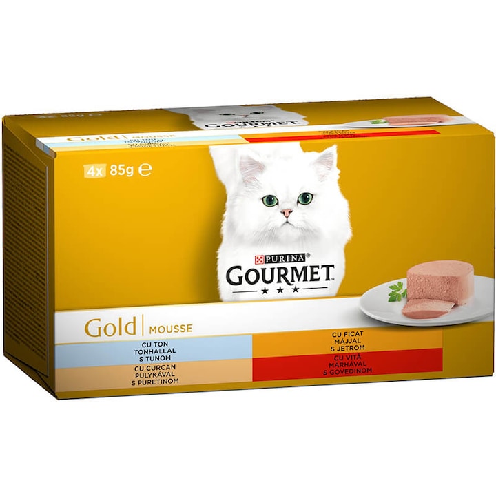 Gourmet gold mousse curcan 85 g