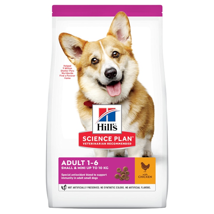 Hill s sp canine senior cu pui 12 kg 2 5 kg cadou
