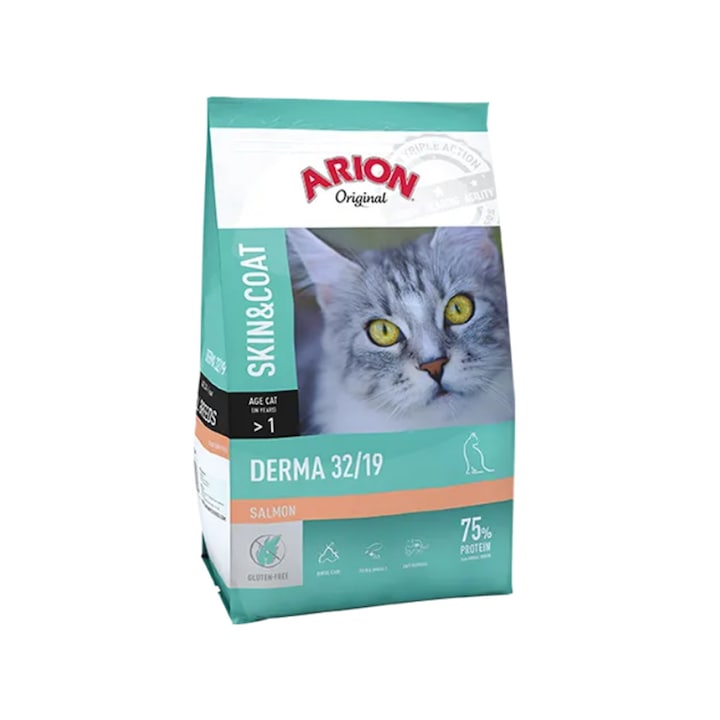 Hrana uscata arion original adult medium cu somon si orez 12 kg