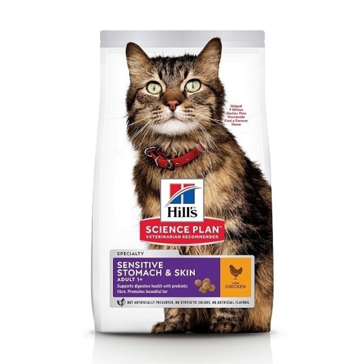Hrana uscata pisici hill s sp feline adult sensitive stomach 400 gr