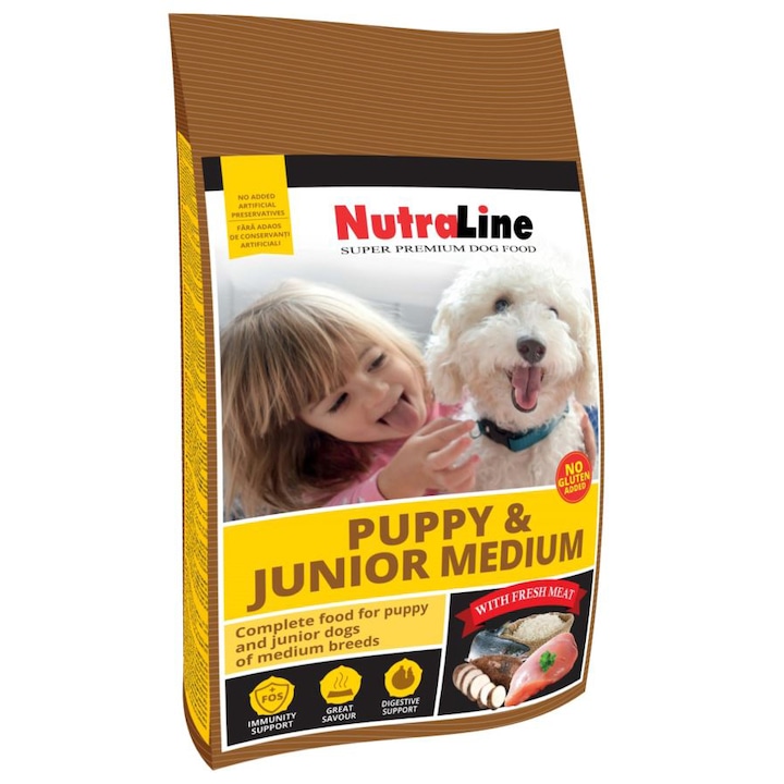 Nutraline dog maxi puppy junior 12 5 kg