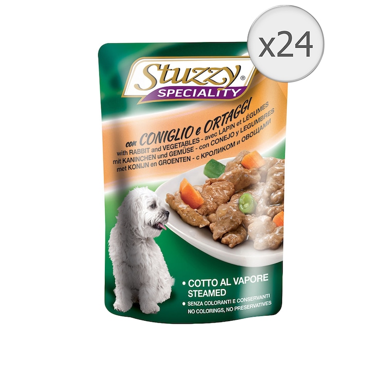 Stuzzy dog speciality iepure si legume 100 g