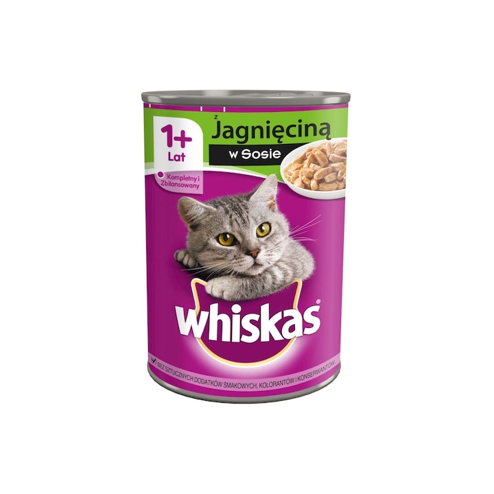 Whiskas adult cu miel si ficat 300 g