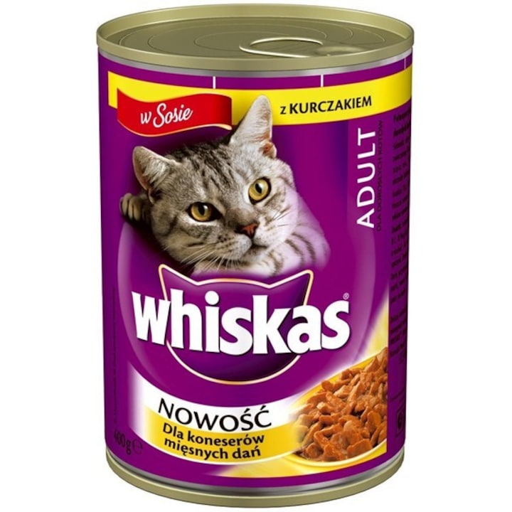 Whiskas conserva cu ton 400 g