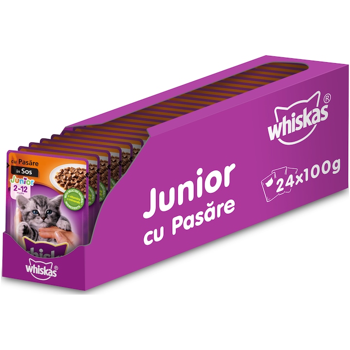 Whiskas multipack junior 4 x 100 g